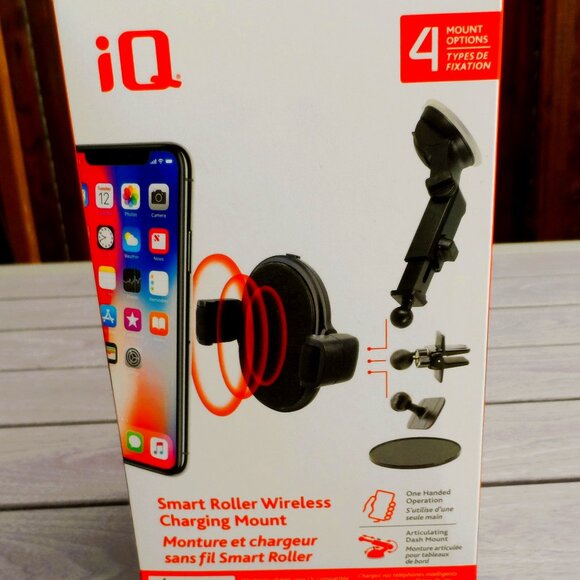 Smart roller wirelees charging mount- $10, NEW - Picture 1 of 7
